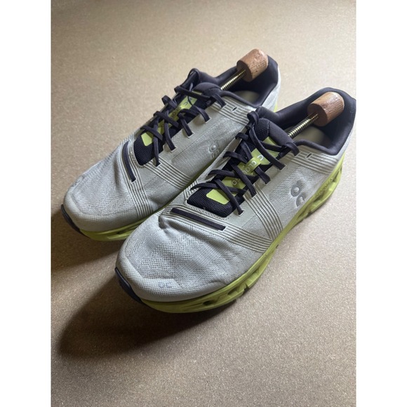 On Running Cloudflyer 4 Mens 13 Grey Lime Green Road Running Shoes 55.97901